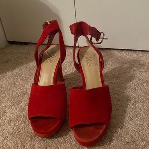 Vince Camuto Red Heels.